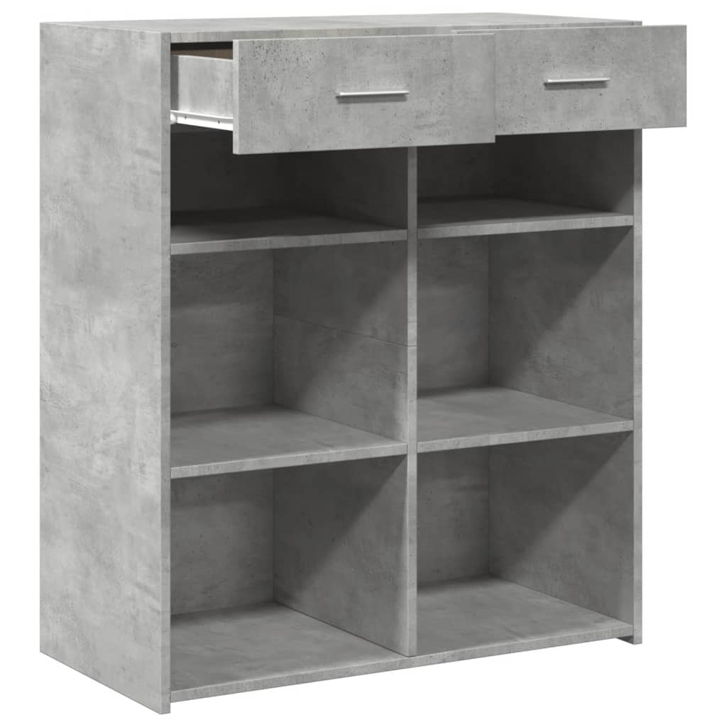 Skjenk betonggrå 80x42,5x93 cm konstruert tre