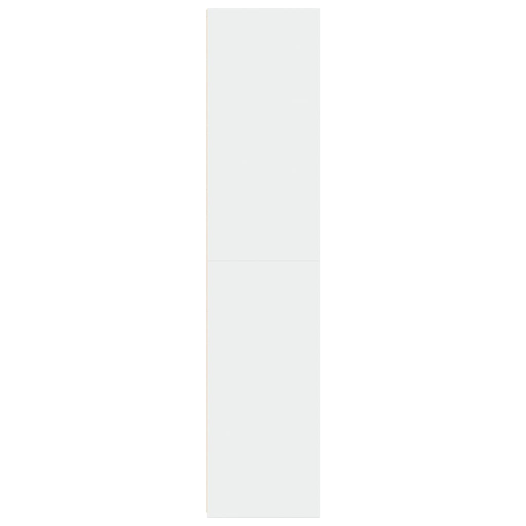 Highboard hvit 45x41x185 cm konstruert tre