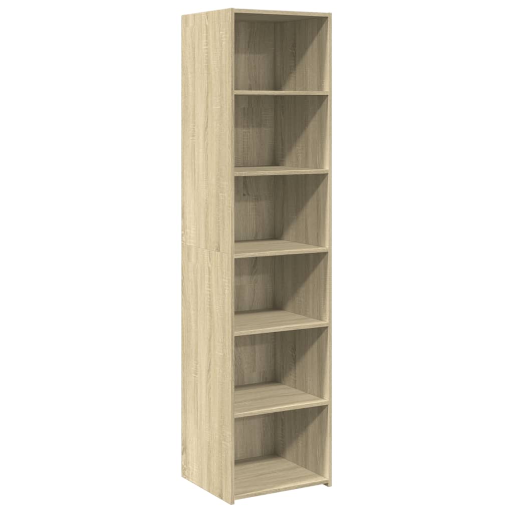 Highboard sonoma eik 45x41x185 cm konstruert tre