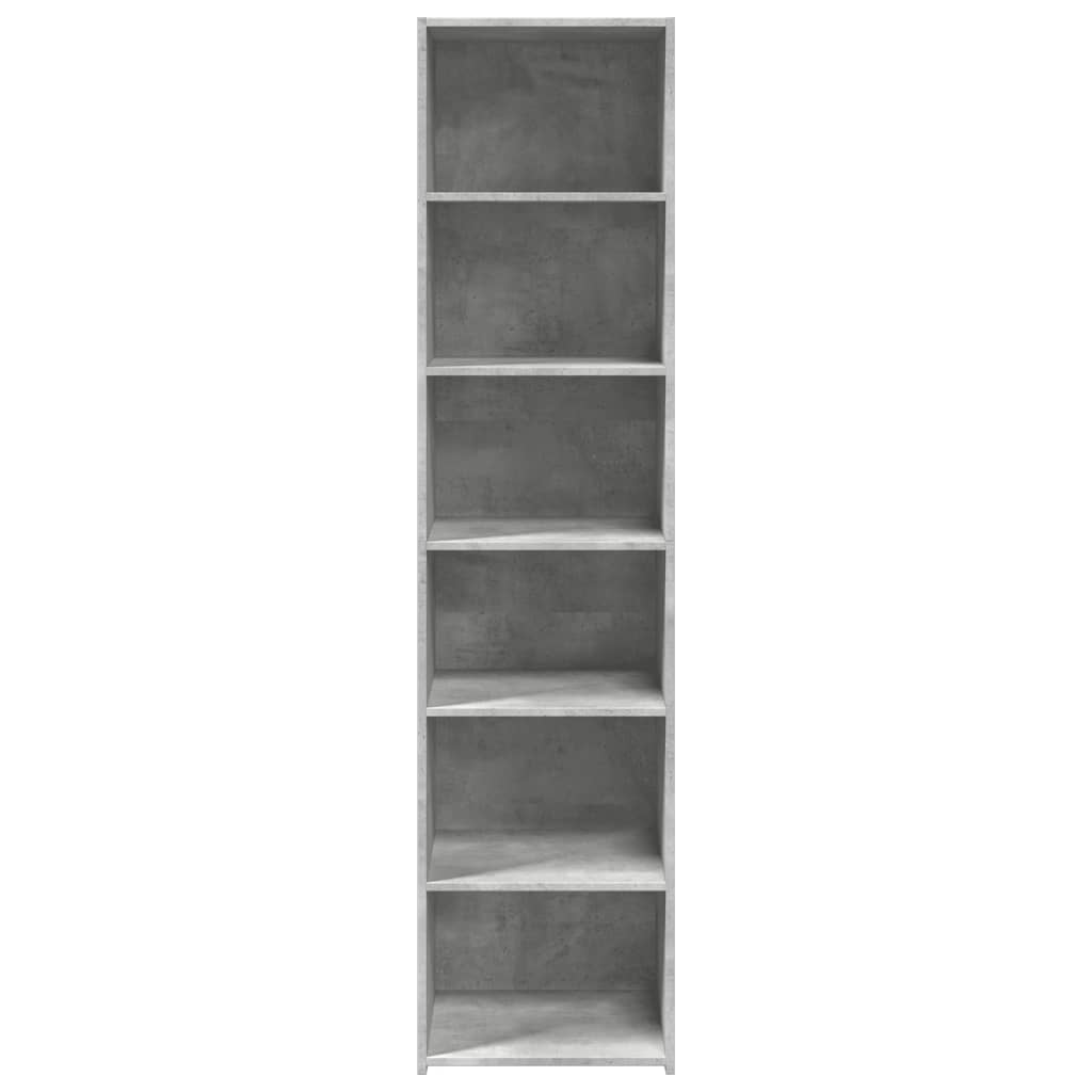 Highboard betonggrå 45x41x185 cm konstruert tre