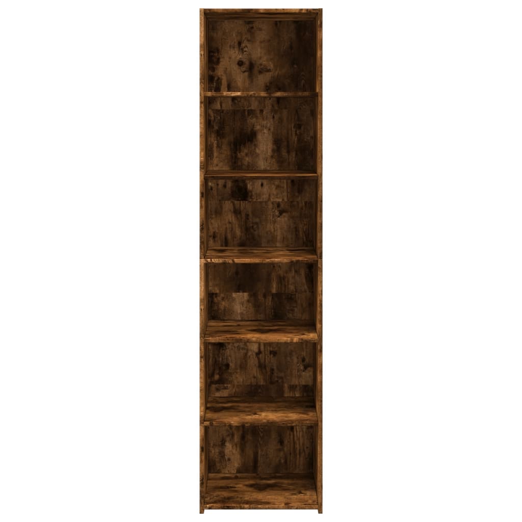 Highboard røkt eik 45x41x185 cm konstruert tre
