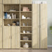 Highboard sonoma eik 50x41x185 cm konstruert tre