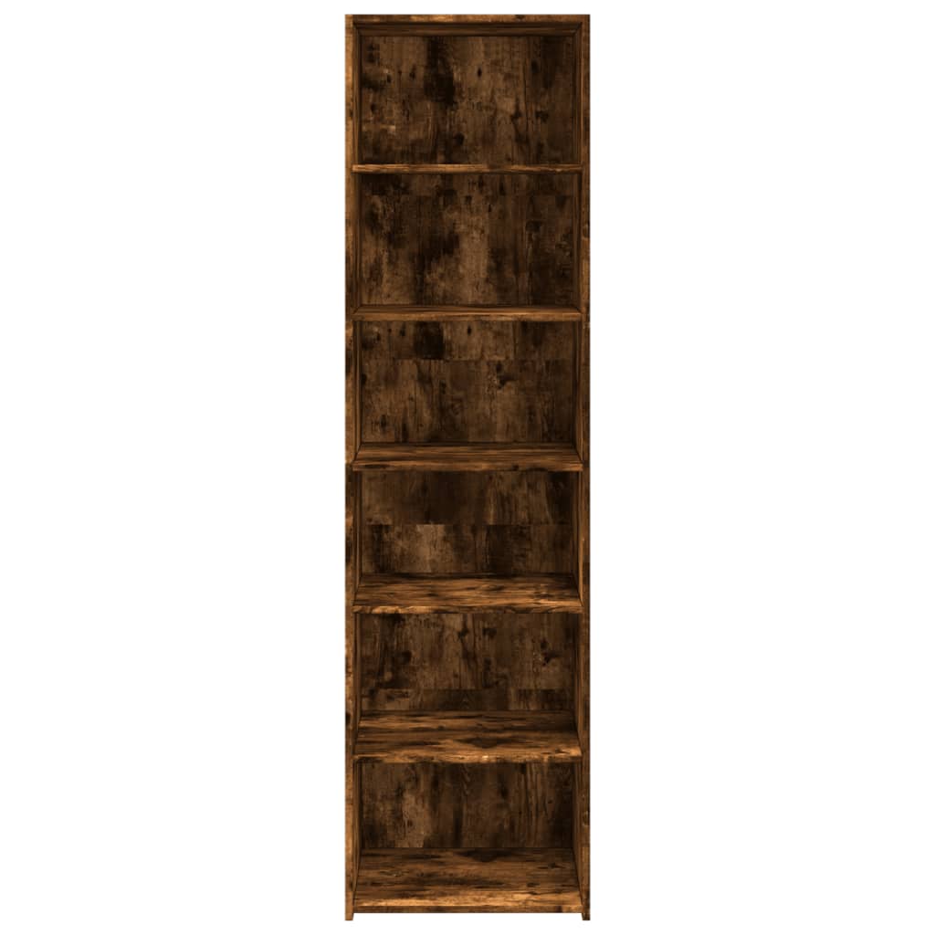 Highboard røkt eik 50x41x185 cm konstruert tre
