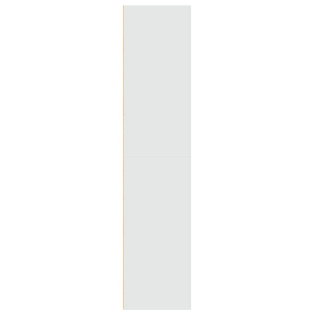 Hylle hvit 70x41x185 cm konstruert tre