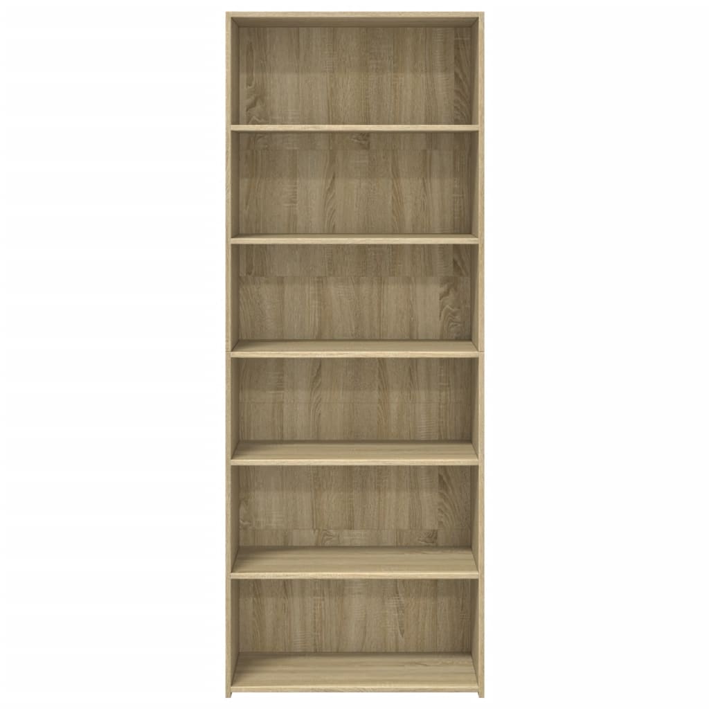 Hylle sonoma eik 70x41x185 cm konstruert tre