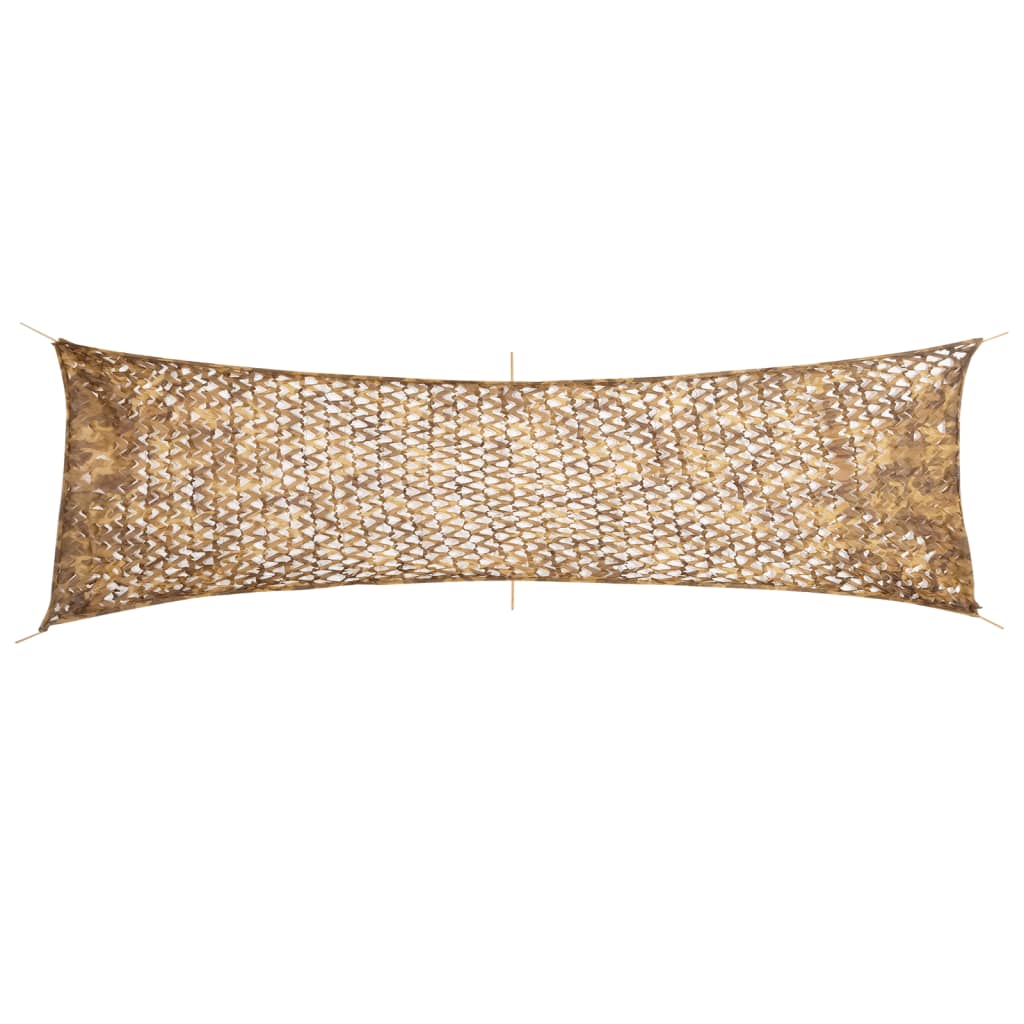 Kamuflasjenett med oppbevaringspose 519x142 cm sand