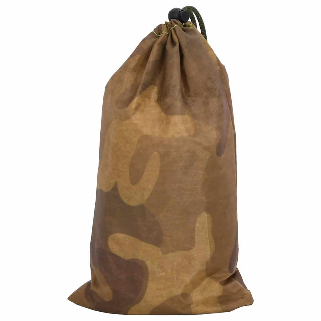Kamuflasjenett med oppbevaringspose 525x205 cm sand