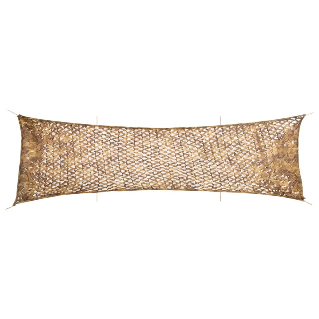 Kamuflasjenett med oppbevaringspose 753x199 cm sand