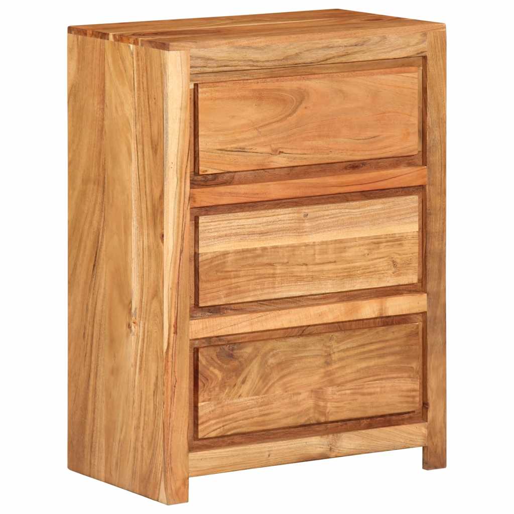 Kommode 55x33x75 cm heltre akasie