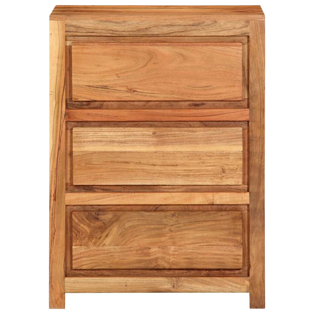 Kommode 55x33x75 cm heltre akasie