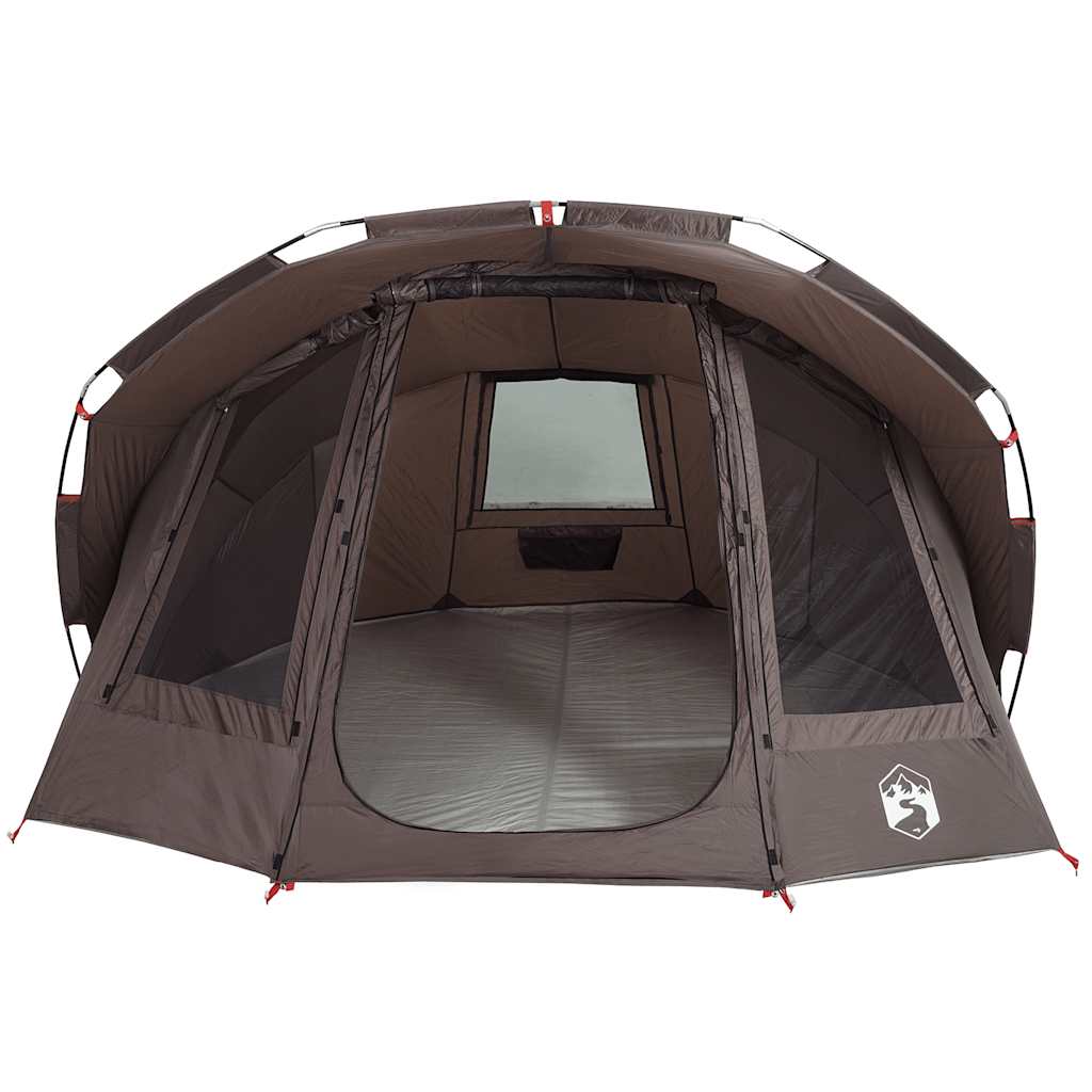 Campingtelt 5 personer brun vanntett
