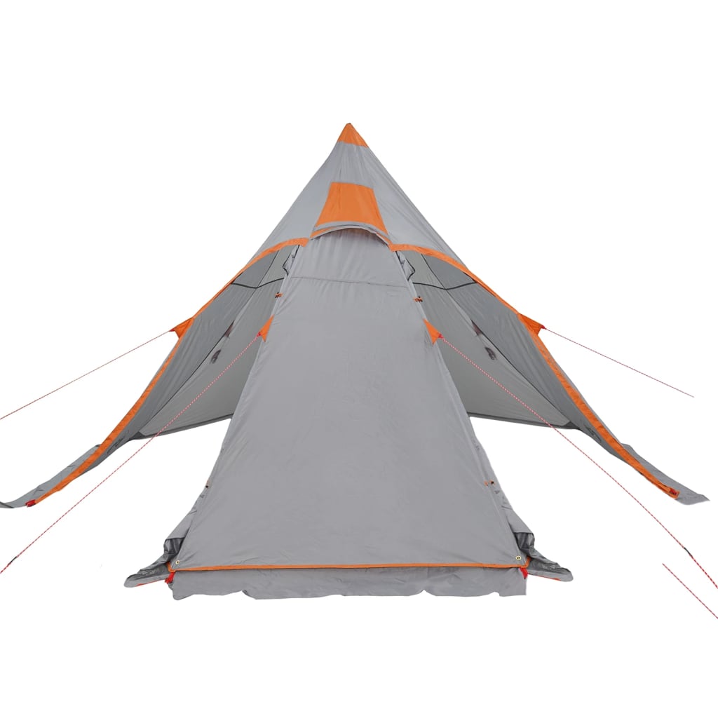 Campingtelt tipi 5 personer grå vanntett