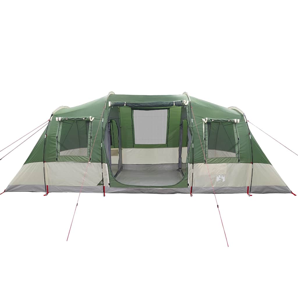 Tunneltelt for camping 4 personer grønn vanntett vidaXL
