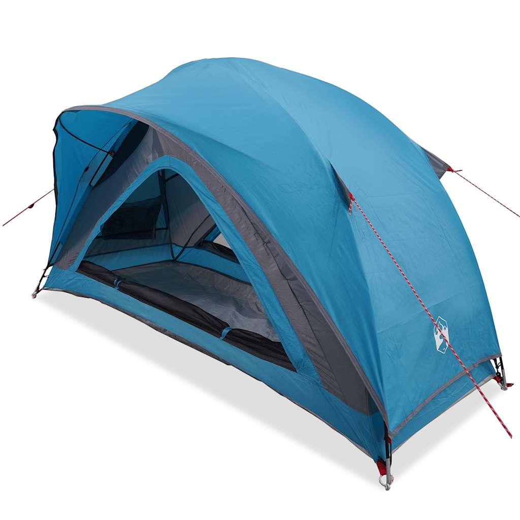 Campingtelt 1 person blå vanntett