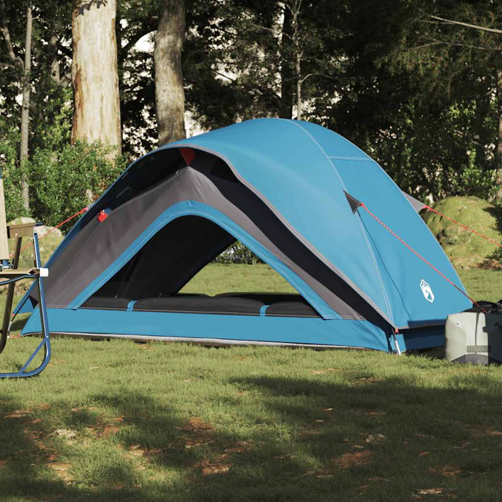 Campingtelt 1 person blå vanntett