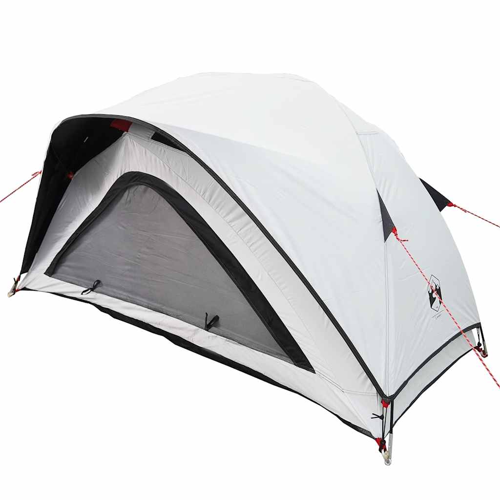 Campingtelt for 1 personer hvit blendingsstoff vanntett