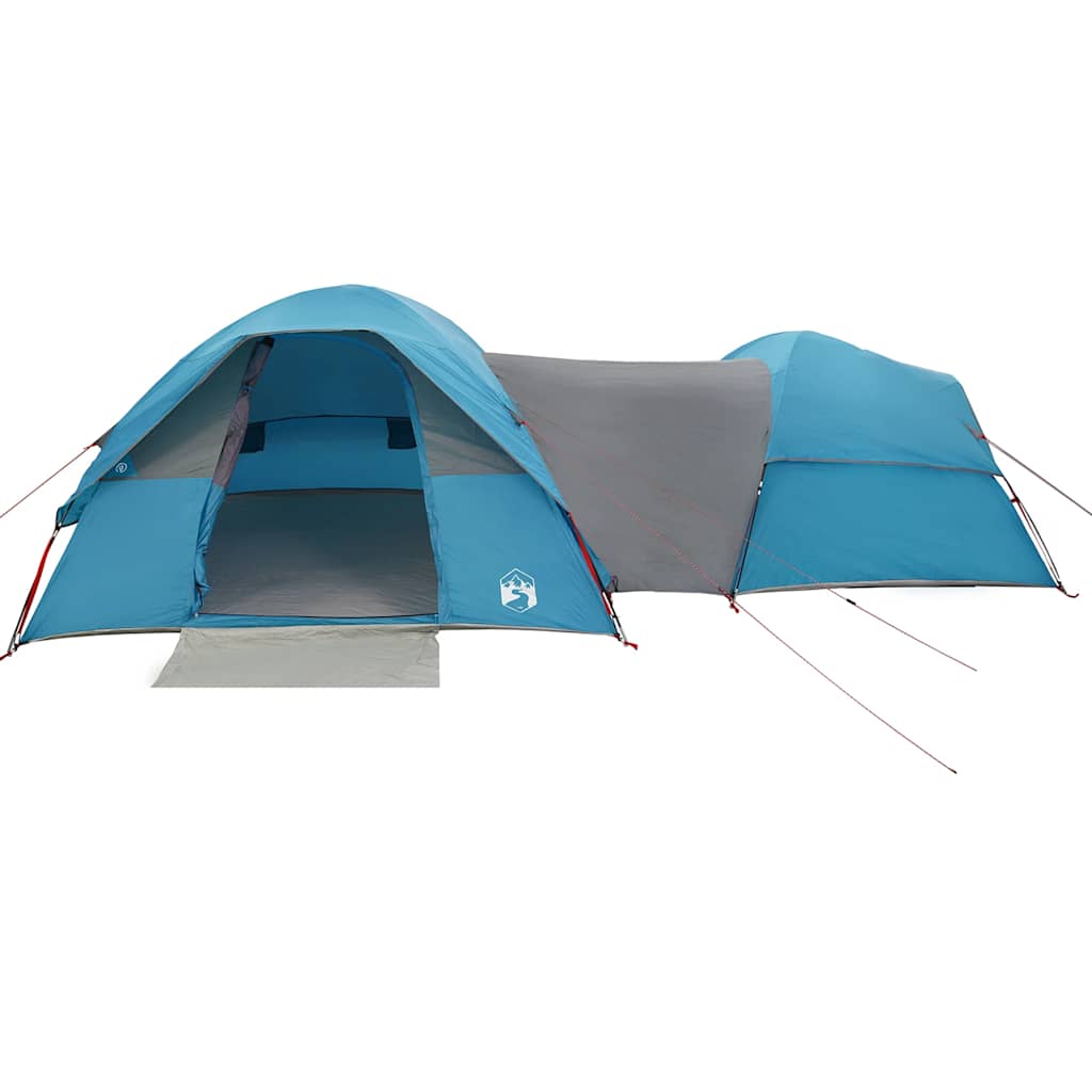 Campingtelt 5 personer blå vanntett