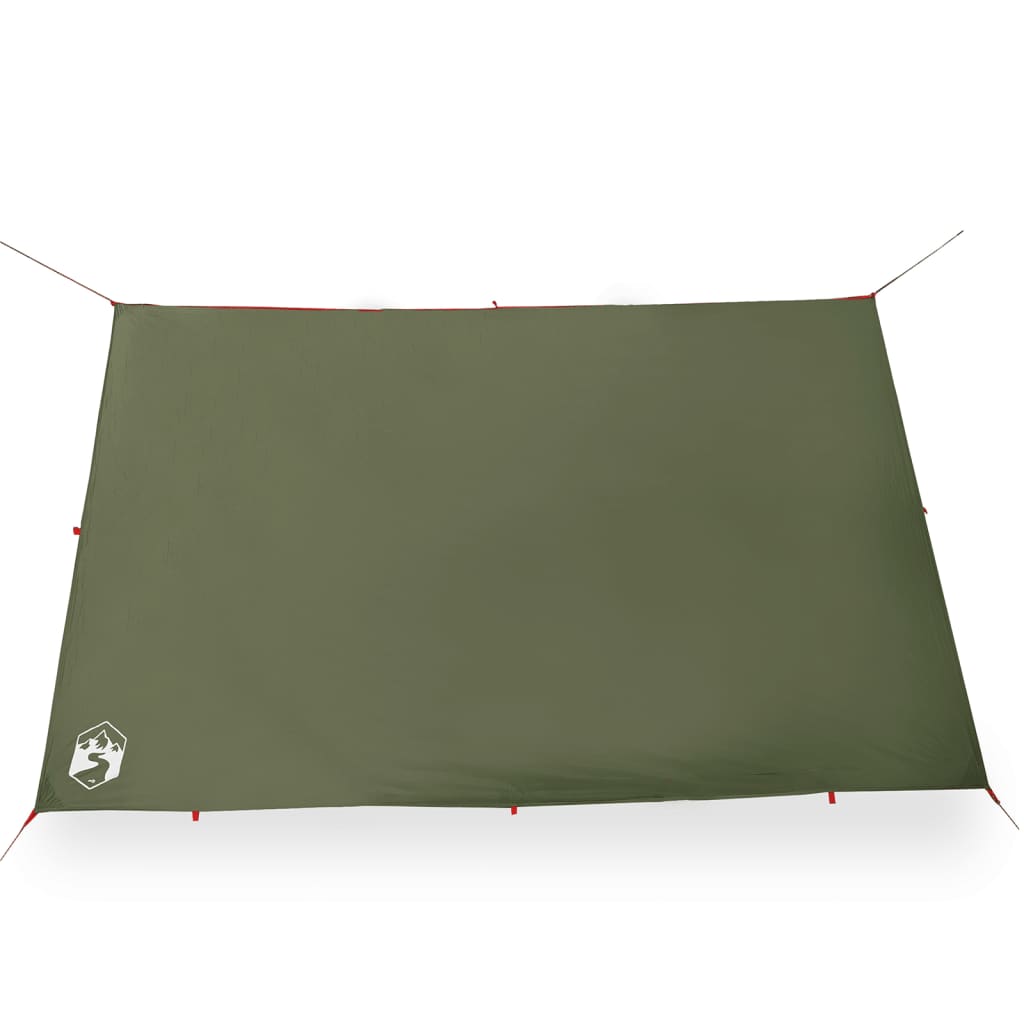 Campingpresenning olivengrønn 306x306 cm vanntett