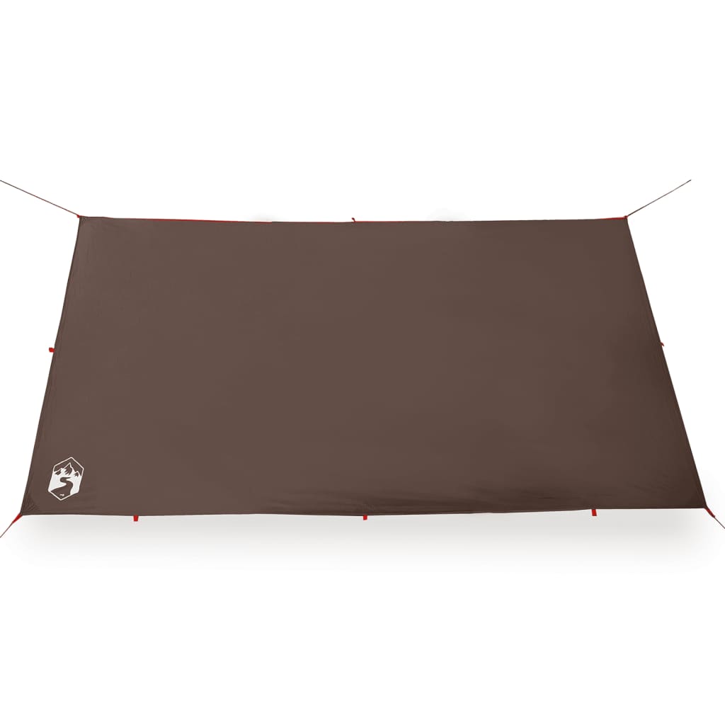 Campingpresenning brun 366x306 cm vanntett