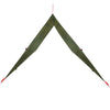 Campingpresenning kamuflasje 406x306 cm vanntett
