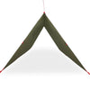 Campingpresenning olivengrønn 506x306 cm vanntett