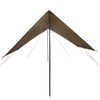 Campingpresenning brun 438x376x212 cm vanntett