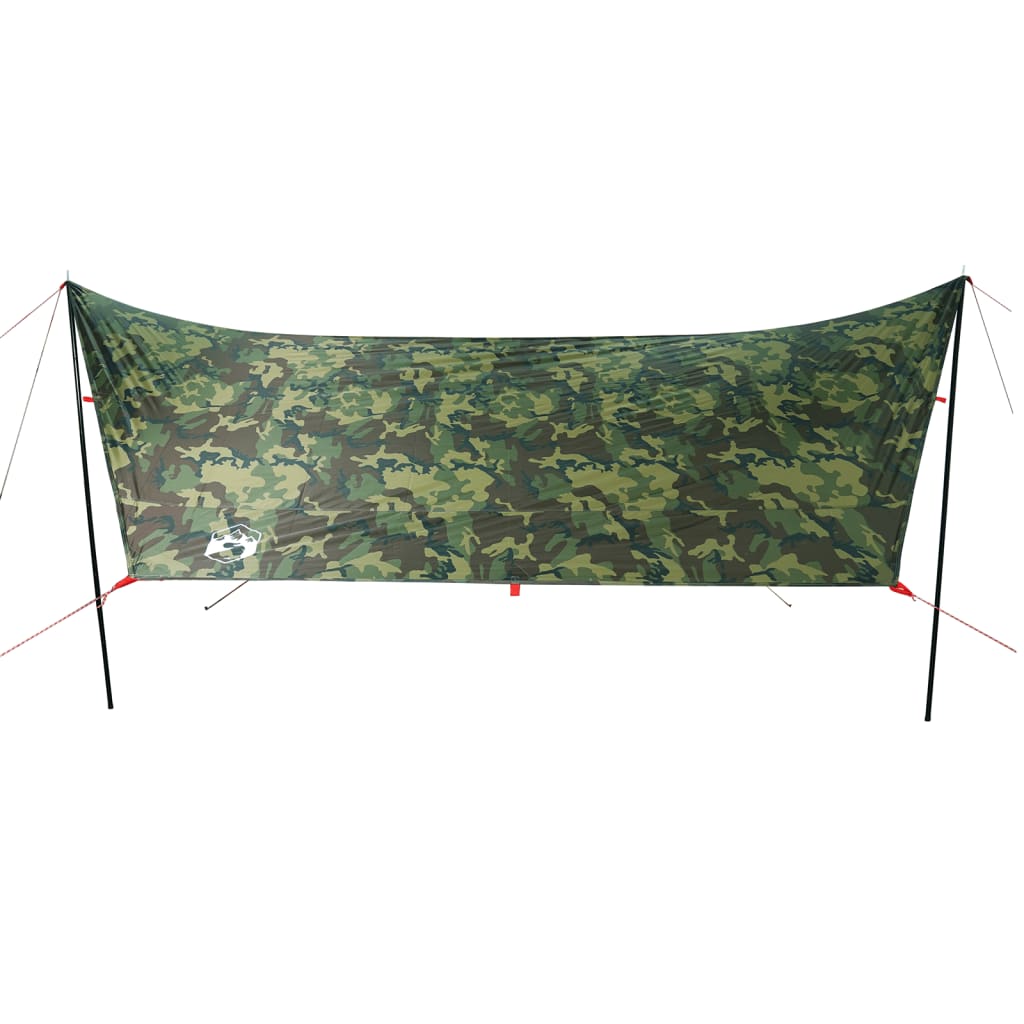 Campingpresenning kamuflasje 462x306x211 cm vanntett
