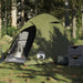 Kuppeltelt for camping 2 personer olivengrønn vanntett
