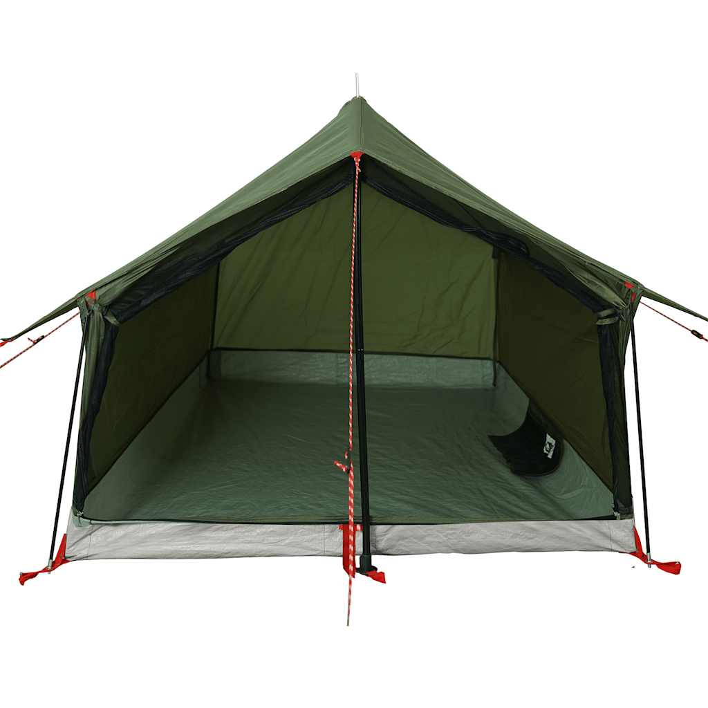 Campingtelt 2 personer olivengrønn vanntett vidaXL
