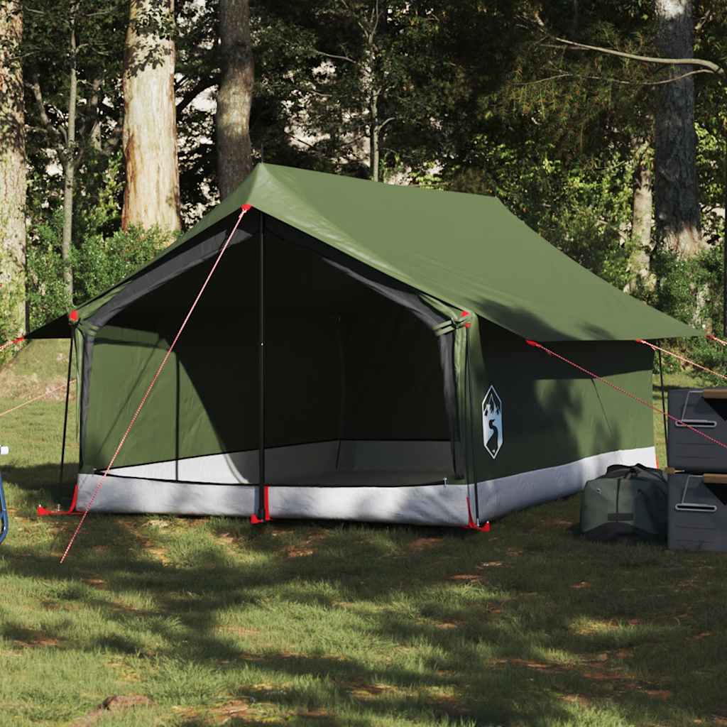 Campingtelt 2 personer olivengrønn vanntett vidaXL