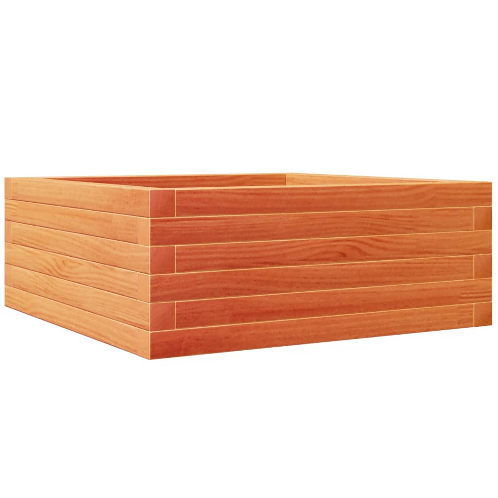 Plantekasse voksbrun 60x60x23 cm heltre furu