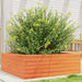 Plantekasse voksbrun 70x70x23 cm heltre furu