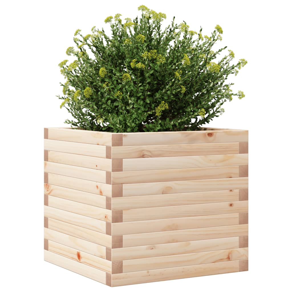 Plantekasse 50x50x45,5 cm heltre furu