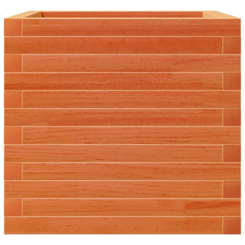 Plantekasse voksbrun 50x50x45,5 cm heltre furu
