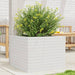 Plantekasse hvit 60x60x45,5 cm heltre furu
