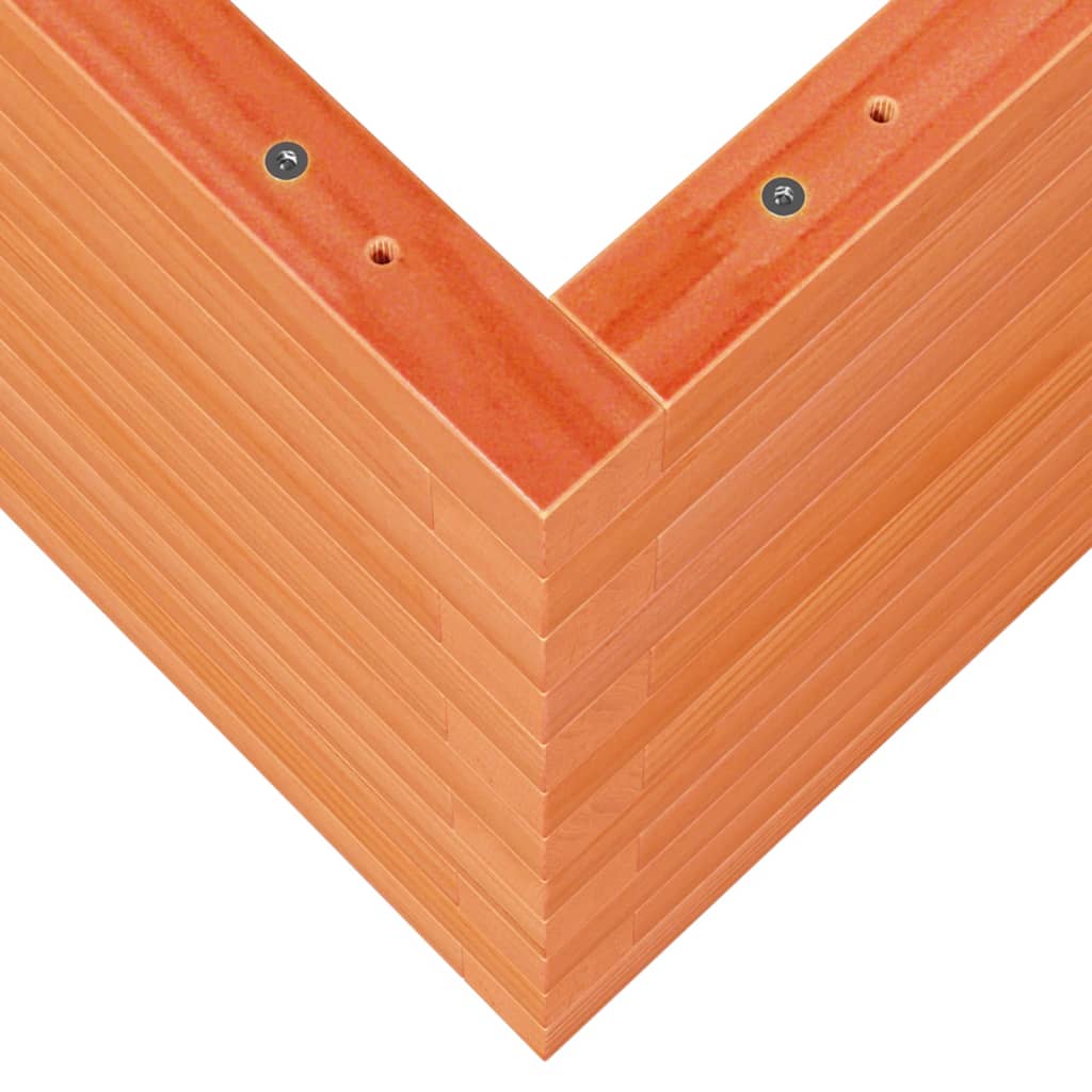 Plantekasse voksbrun 70x40x45,5 cm heltre furu