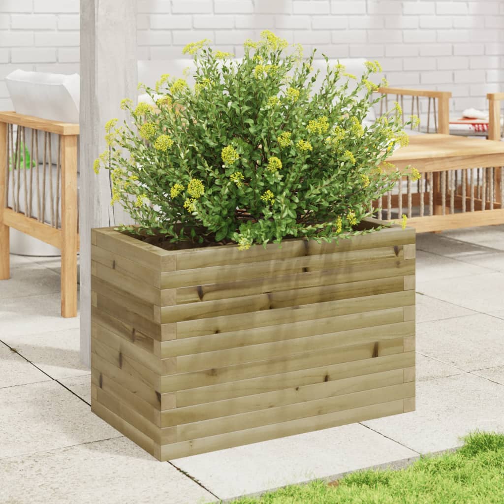 Plantekasse 70x40x45,5 cm impregnert furu
