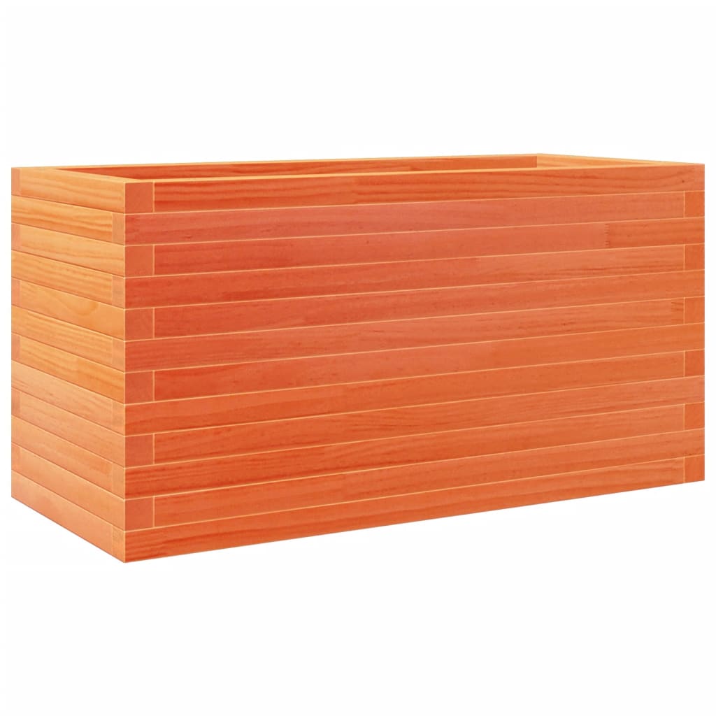 Plantekasse voksbrun 90x40x45,5 cm heltre furu