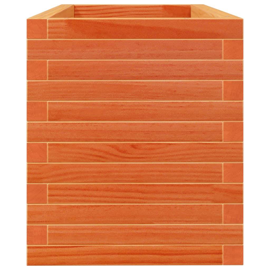 Plantekasse voksbrun 90x40x45,5 cm heltre furu
