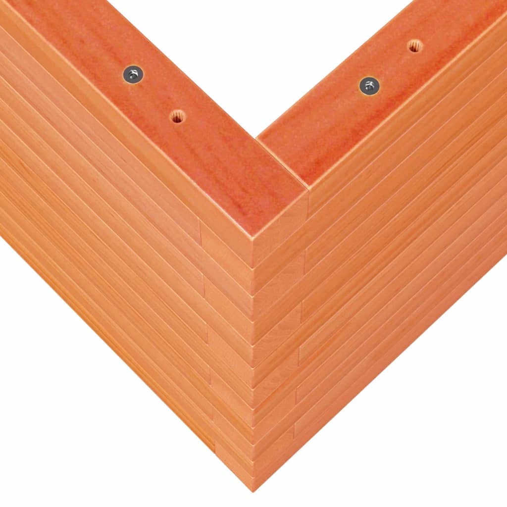 Plantekasse voksbrun 90x40x45,5 cm heltre furu