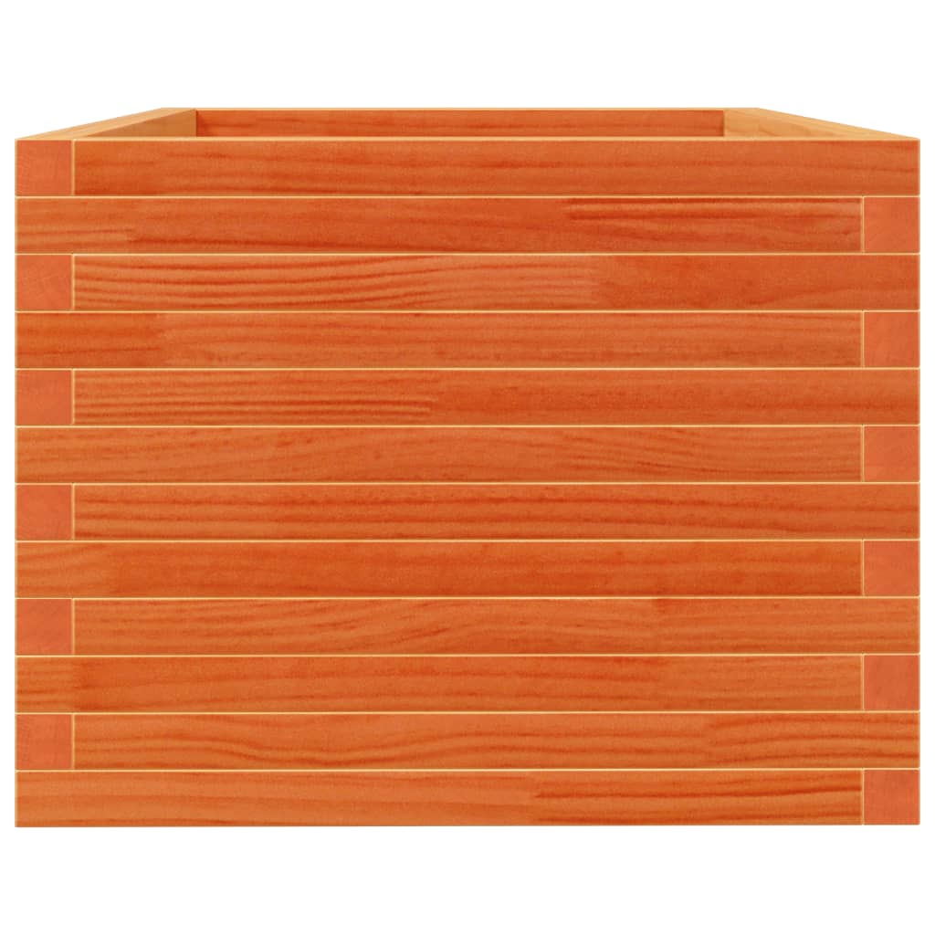 Plantekasse voksbrun 90x60x45,5 cm heltre furu