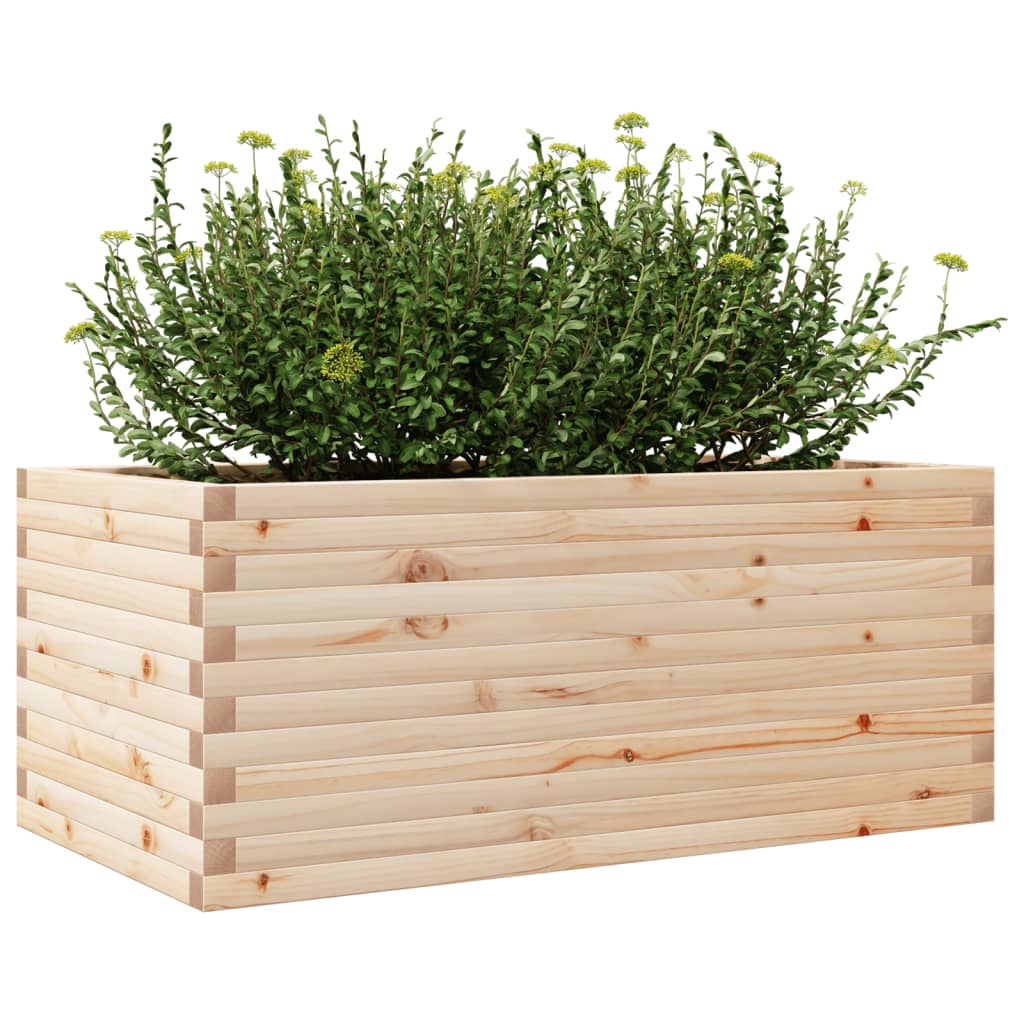 Plantekasse 110x60x45,5 cm heltre furu
