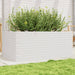 Plantekasse hvit 110x60x45,5 cm heltre furu