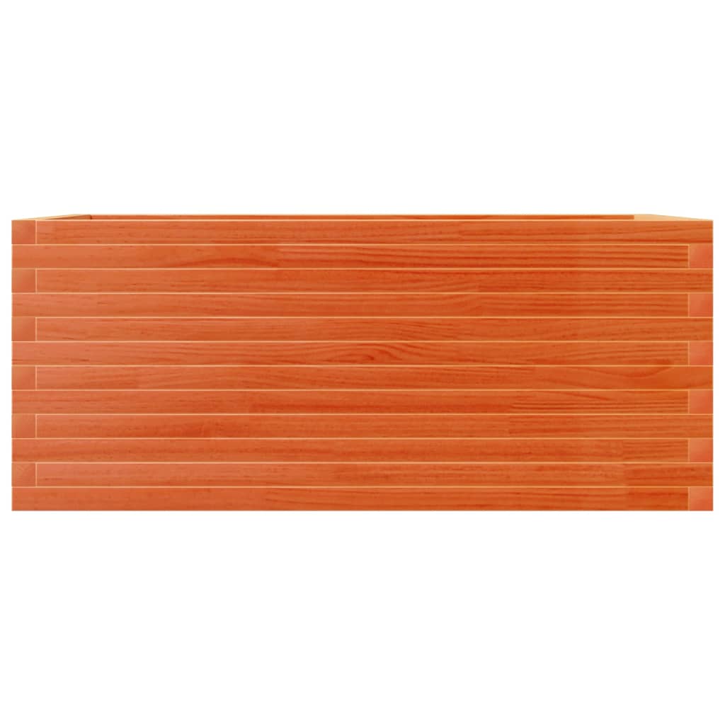 Plantekasse voksbrun 110x60x45,5 cm heltre furu