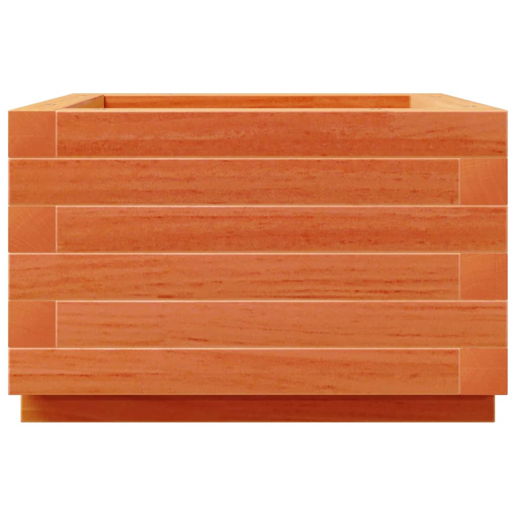 Plantekasse voksbrun 40x40x26,5 cm heltre furu