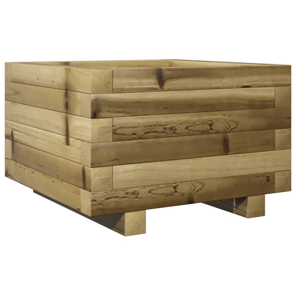Plantekasse 40x40x26,5 cm impregnert furu