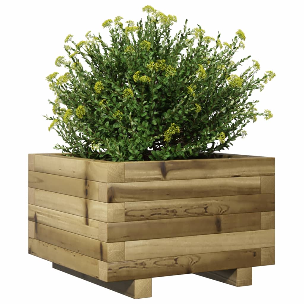 Plantekasse 40x40x26,5 cm impregnert furu