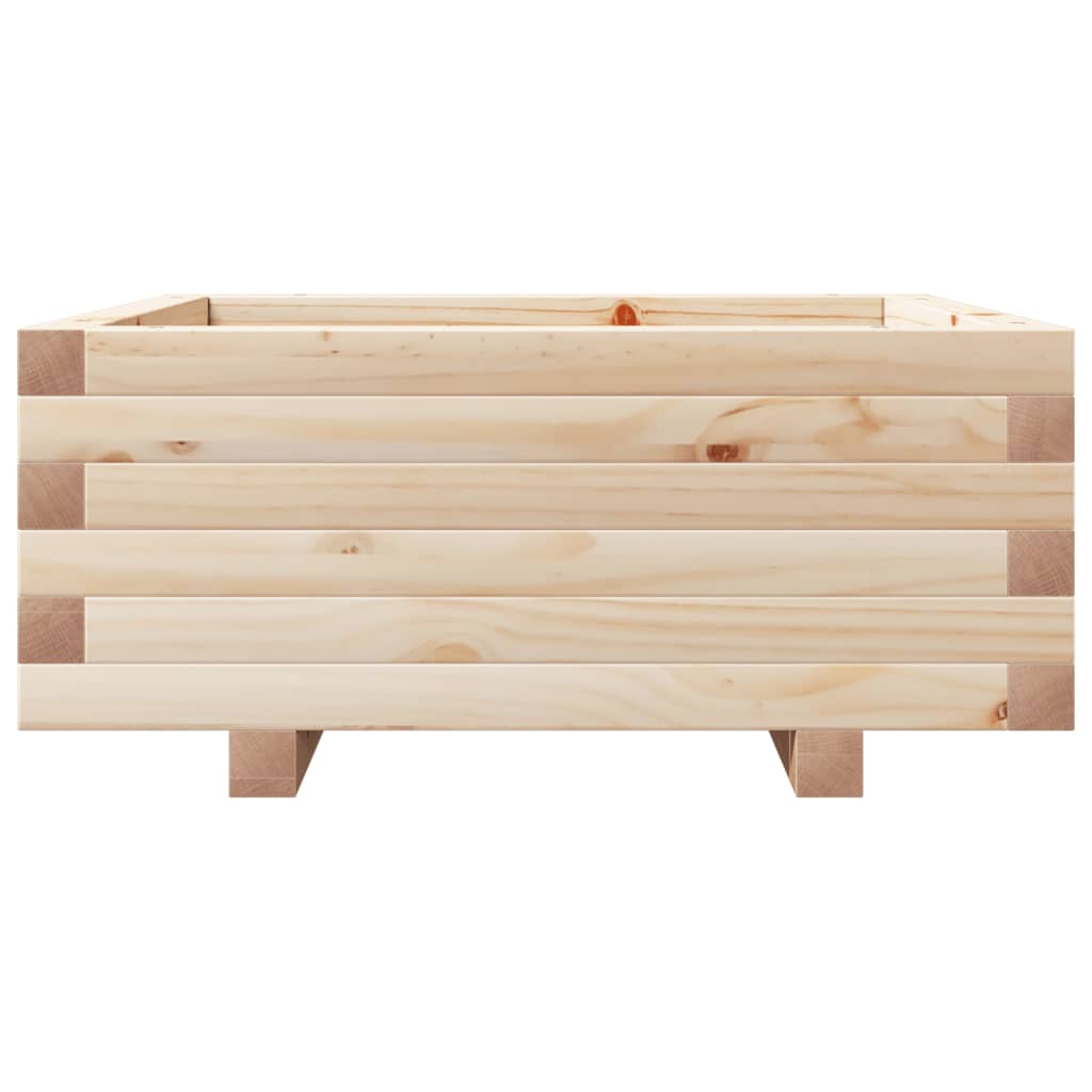 Plantekasse 60x60x26,5 cm heltre furu