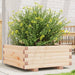 Plantekasse 60x60x26,5 cm heltre furu