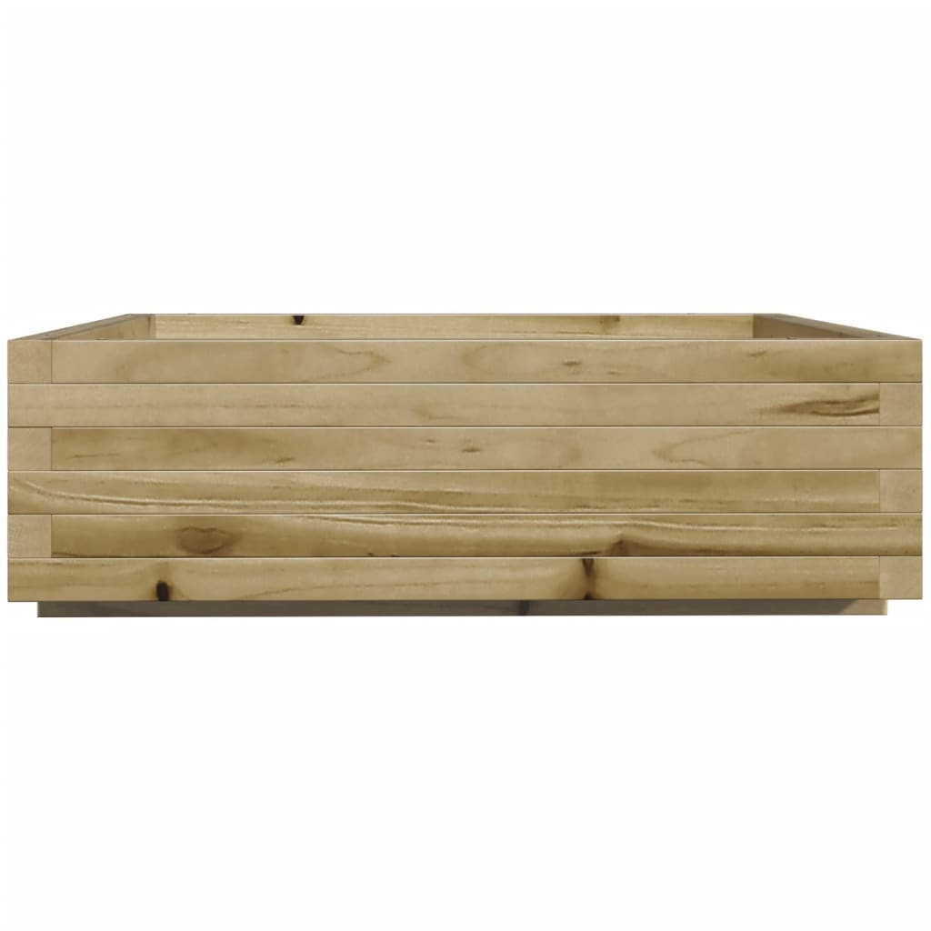 Plantekasse 80x80x26,5 cm impregnert furu